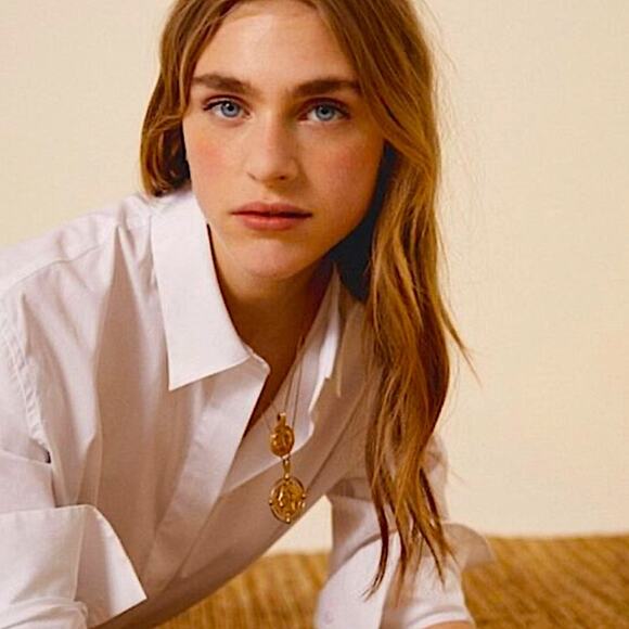 Gold Coin Pendant Necklace, Multilayer, Charm, Boho, Medallion - Picture 3 of 12